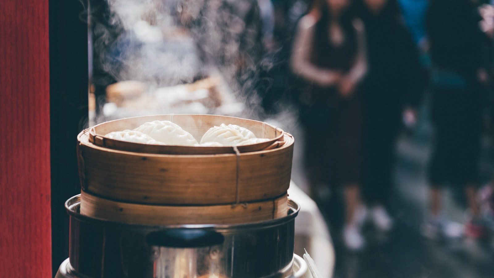 Steam rising from a bowl of hot water